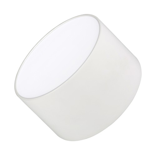 Светильник SP-RONDO-120A-12W Warm White (Arlight, IP40 Металл, 3 года) Накладной светильник 12Вт, белый круглый корпус. Цвет ТЕПЛЫЙ БЕЛЫЙ 3000K, св.поток 720-840лм, CRI(Ra)>80, угол 100°. Размер Ф120x65мм. Питание AC176-240V, 12Вт, драйвер встроенный (300mA 20-40V).