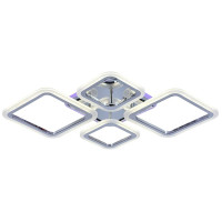  - Потолочная светодиодная люстра Profit Light 8075/2+2 CHR