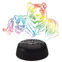  - Светодиодная фигура Uniel ULI-M508 RGB/3AA Tiger Family/Black UL-00008403