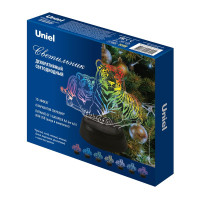  - Светодиодная фигура Uniel ULI-M508 RGB/3AA Tiger Family/Black UL-00008403
