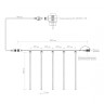 Светодиодная гирлянда ARD-ICEFALL-CLASSIC-D12-500-5PCS-CLEAR-72LED-LIVE WARM (230V, 6W) (Ardecoled, IP65) - Светодиодная гирлянда ARD-ICEFALL-CLASSIC-D12-500-5PCS-CLEAR-72LED-LIVE WARM (230V, 6W) (Ardecoled, IP65)