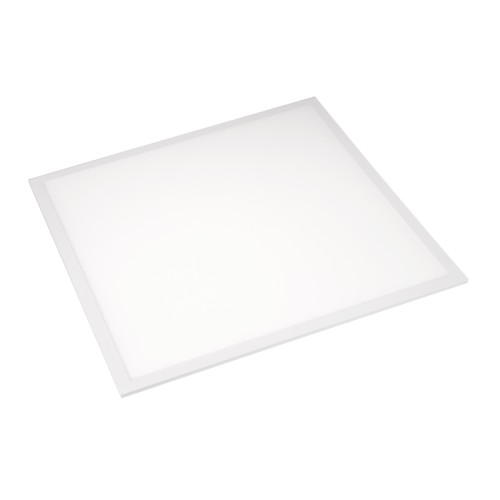 Светильник DL-INTENSO-S600x600-40W Day4000 (WH, 120 deg, CRI90, 230V) (Arlight, IP40 Металл, 5 лет) Поставка под заказ от 500 шт. Светодиодная панель с торцевой засветкой (edge-lit). Мощность 40 Вт, св. поток 4000 лм, 100 лм/Вт, дневной 4000 K, CRI>90, угол 120°, напряжение питания 230 В. Белый квадратный корпус из алюминия, экран PS, LGP PMMA, степень защиты IP20. Размер: длина 595 мм, ширина 595 мм, высота 9 мм. Монтаж встраиваемый, установочное отверстие длина 575 мм, ширина 575 мм. Драйвер 33-40 В, 1000 мА, пульсация 