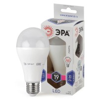  - Лампа светодиодная ЭРА E27 19W 6000K матовая LED A65-19W-860-E27 Б0031704