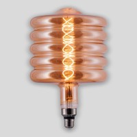  - Лампа светодиодная филаментная Hiper E27 6W 2700K янтарная HL-2256