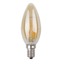  - Лампа светодиодная ЭРА E14 9W 2700K золотая F-LED B35-9W-827-E14 gold Б0047034