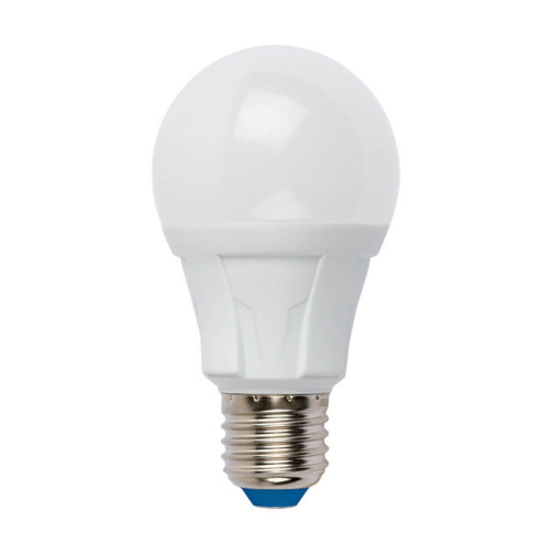 Лампа светодиодная диммируемая Uniel E27 12W 3000K матовая LED-A60 12W/3000K/E27/FR/DIM PLP01WH UL-00004290 
