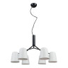 Подвесная люстра Crystal Lux ENRIQUE SP6 BLACK/WHITE - Подвесная люстра Crystal Lux ENRIQUE SP6 BLACK/WHITE