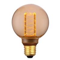  - Лампа светодиодная Hiper E27 4W 1800K янтарная HL-2222