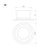 Светильник MS-DROP-BUILT-R105-14W Day4000 (WH, 85 deg, 230V) (Arlight, IP54 Металл, 5 лет) - Светильник MS-DROP-BUILT-R105-14W Day4000 (WH, 85 deg, 230V) (Arlight, IP54 Металл, 5 лет)