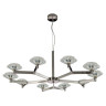 Подвесная люстра Crystal Lux Rebeca SP10 Nickel - Подвесная люстра Crystal Lux Rebeca SP10 Nickel
