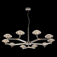  - Подвесная люстра Crystal Lux Rebeca SP10 Nickel