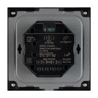  - Панель Sens SMART-P30-RGBW Black (230V, 4 зоны, 2.4G) (Arlight, IP20 Пластик, 5 лет)