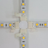  - Коннектор X-образный для светодиодной ленты 5050SMD 12V Feron (10 шт) LD191 23138