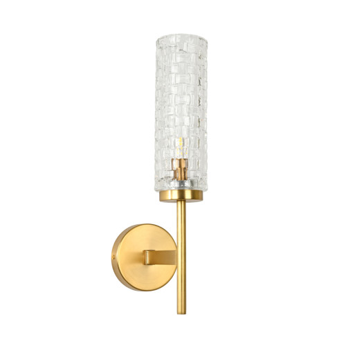Настенный светильник BRWL7055 antique brass 