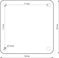  - Уличный светильник Elektrostandard 1550 Techno черный 4690389083082