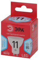  - Лампа светодиодная ЭРА GU10 11W 4000K матовая LED MR16-11W-840-GU10 R Б0050693