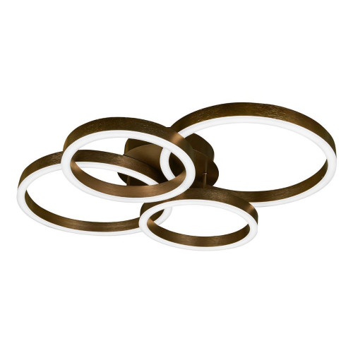 Потолочная светодиодная люстра iLedex Ring-New 6815-300/400-X-T Coffee 