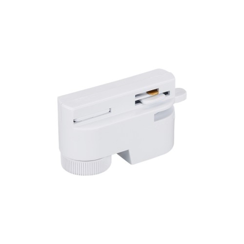 Адаптер LGD-2TR-ADAPTER-1-WH (C) (Arlight, IP20 Пластик, 3 года) Адаптер для трековых светильников. Позволяет установить светильник на однофазный трек. Цвет белый. Выдерживает максимальный вес светильника 1,5 кг. 60х40х25 мм. При использовании с треками и аксессуарами другой серии возможно отличие по цвету.