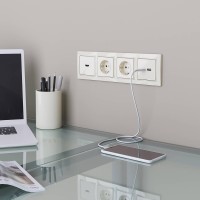  - Рамка на 4 поста Werkel Snabb basic слоновая кость W0042003 4690389161438
