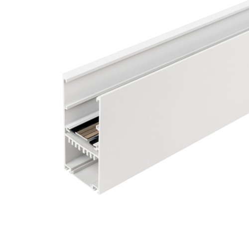 Трек MAG-TRACK-4592-3000 (WH) (Arlight, IP20 Металл, 3 года) Подвесной или накладной магнитный трек с отсеком для блока питания, длина 3000мм. DC24V. Материал алюминий, цвет белый. Две заглушки в комплекте. Размер ДxШxВ: 3000x45x92мм. Размер (с учетом заглушек) ДxШxВ: 3006x45x92мм. Предельные габариты блока питания 42x25мм. Аксессуары для подвесного монтажа в комплект не входят.