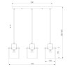 Подвесной светильник Eurosvet Trim 50227/3 дымчатый - Подвесной светильник Eurosvet Trim 50227/3 дымчатый