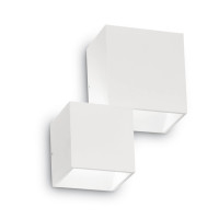  - Уличный настенный светодиодный светильник Ideal Lux Rubik Ap2 Bianco 4000K 187358