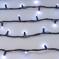  - Светодиодная гирлянда ARD-STRING-PRO-10000-BLACK-100LED-MILK-LIVE RGB-DMX (24V, 10W) (Ardecoled, IP65)