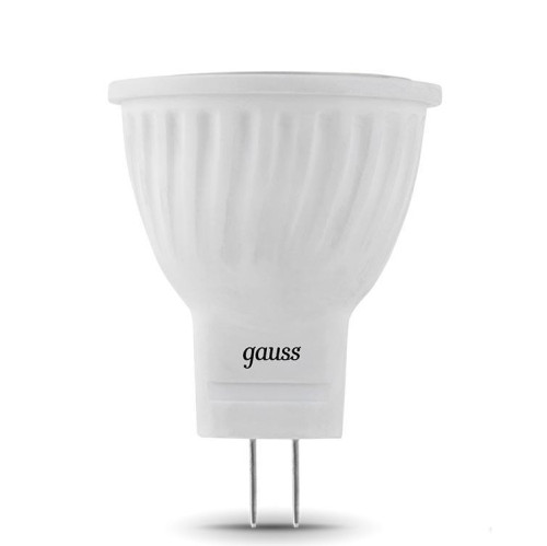 Лампа светодиодная Gauss GU4 3W 6500K матовая 132517303 