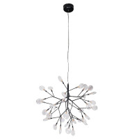  - Подвесная люстра Crystal Lux Evita SP36 Black/Transparent