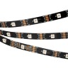 Лента SPI-5000-RAM-5060-30 12V Cx1 RGB-Auto (Black 10mm, 4.8W/m, IP20) (Arlight, Открытый, IP20) - Лента SPI-5000-RAM-5060-30 12V Cx1 RGB-Auto (Black 10mm, 4.8W/m, IP20) (Arlight, Открытый, IP20)