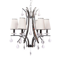  - Подвесная люстра Lumina Deco Glamour LDP 66247-6 WT+CHR