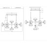 Подвесная люстра Lumien Hall Маркон LH4099/10P-CO-CH - Подвесная люстра Lumien Hall Маркон LH4099/10P-CO-CH