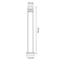  - Уличный светодиодный светильник Lightstar Raggio 376705