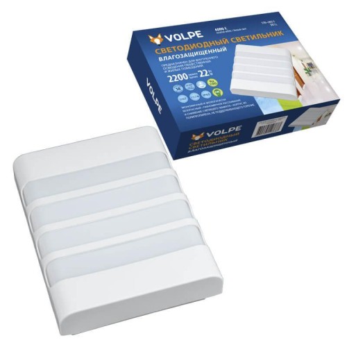 Потолочный светодиодный светильник Volpe ULW-Q280 22W/4000K/S01 IP65 White UL-00006710 