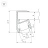 Профиль TOP-EDGE-08-2000 ANOD (K13, P15) (Arlight, Алюминий) - Профиль TOP-EDGE-08-2000 ANOD (K13, P15) (Arlight, Алюминий)