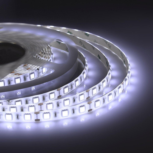 Светодиодная влагозащищенная лента Apeyron 14,4W/m 60LED/m 5050SMD холодный белый 5M LSE-157 