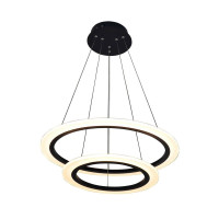  - Подвесная светодиодная люстра Zumaline Flat circle L-CD-660-BL