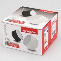 - Светильник SP-RONDO-140A-18W Day White (Arlight, IP40 Металл, 3 года)
