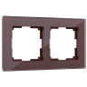 Рамка на 2 поста Werkel Favorit мокко W0021118 4690389159718 - Рамка на 2 поста Werkel Favorit мокко W0021118 4690389159718