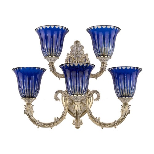 Бра Bohemia Ivele 7109B16/3+2/210 GW P2 U Clear-Blue/H-1K 