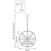  - Подвесная люстра Lightstar Cero 731147