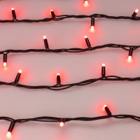  - Светодиодная гирлянда ARD-STRING-PRO-10000-BLACK-95LED-MILK-LIVE RGBW-DMX (24V, 10W) (Ardecoled, IP65)