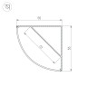 Профиль KANT-H55-2000 ANOD (Arlight, Алюминий) - Профиль KANT-H55-2000 ANOD (Arlight, Алюминий)