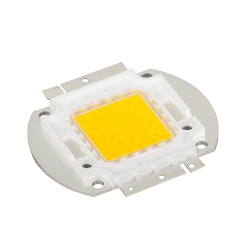 Мощный светодиод ARPL-30W-EPA-5060-PW (1050mA) (Arlight, -) Мощный светодиод типа COB, размер 56×52 мм. Чипы Taiwan Epistar 33mil. Цвет свечения белый (6000-6500 К). Угол излучения 120°. Световой поток 3000-3300 лм при If= 1050 мА, P=30 Вт. VF=30-34 В.