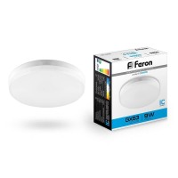  - Лампа светодиодная Feron GX53 9W 6400K Таблетка Матовая LB-452 25867