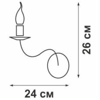  - Бра Vitaluce V1104-0/1A