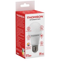  - Лампа светодиодная Thomson E27 11W 3000/4000/6500K груша матовая TH-B2166