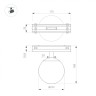 Светильник MAG-VIBE-SFERO-R120-6W Day4000 (BK, 235 deg, 48V) (Arlight, IP20 Металл, 5 лет) - Светильник MAG-VIBE-SFERO-R120-6W Day4000 (BK, 235 deg, 48V) (Arlight, IP20 Металл, 5 лет)
