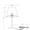 Настольная лампа Arte Lamp Elba A2581LT-1AB - Настольная лампа Arte Lamp Elba A2581LT-1AB