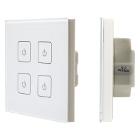  - INTELLIGENT ARLIGHT Сенсорная панель DALI-901-11-ADDR-DIM-DT6-IN White (BUS) (IARL, IP20 Пластик, 3 года)